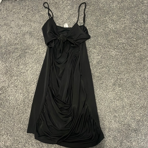 flower denim dress Arlo Jacquard Mini RD-01.27.26 Waist:W-33 Charming Black Sweetheart Prom